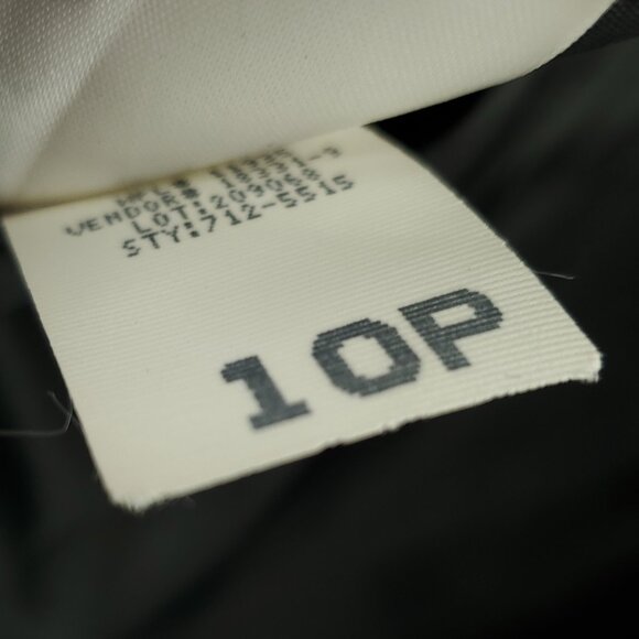 VTG 90s Worthington Tweed Wool-Blend Grid-Plaid Blazer 10P Brown/Black - Picture 15 of 15